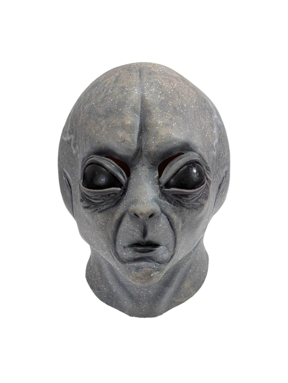 Ghoulish Productions Area 51 Alien Latex Halloween Mask Costume Accessory